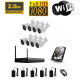 WiFi kamerový set so 8 WiFi IP Full HD kamerami 