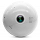 Wi-Fi panoramatická kamera 360° v žiarovke