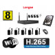 Wifi kamerový set 4 IP kamery 8Mpx IR 25M Longse