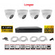 4 IP kamerový set - 4MP, IR 20m Longse