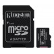 256 GB pamäťová karta Micro SD karta Kingston CANVAS Select Plus + SD Adaptér, CLASS 10