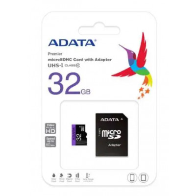 32 GB pamäťová Micro SD karta ADATA + SD Adaptér, CLASS 4
